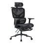 Vigo pakoworld mesh executive office chair with footrest black color 52x70x118-124cm
