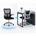 Work chair manager Annalise pakoworld black mesh 57x53x100cm