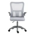 Work chair manager Annalise pakoworld mesh grey 57χ53χ100cm