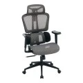 ErgoFlow office chair pakoworld black-gray 73x64x112-135cm