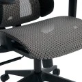 ErgoFlow office chair pakoworld black-gray 73x64x112-135cm