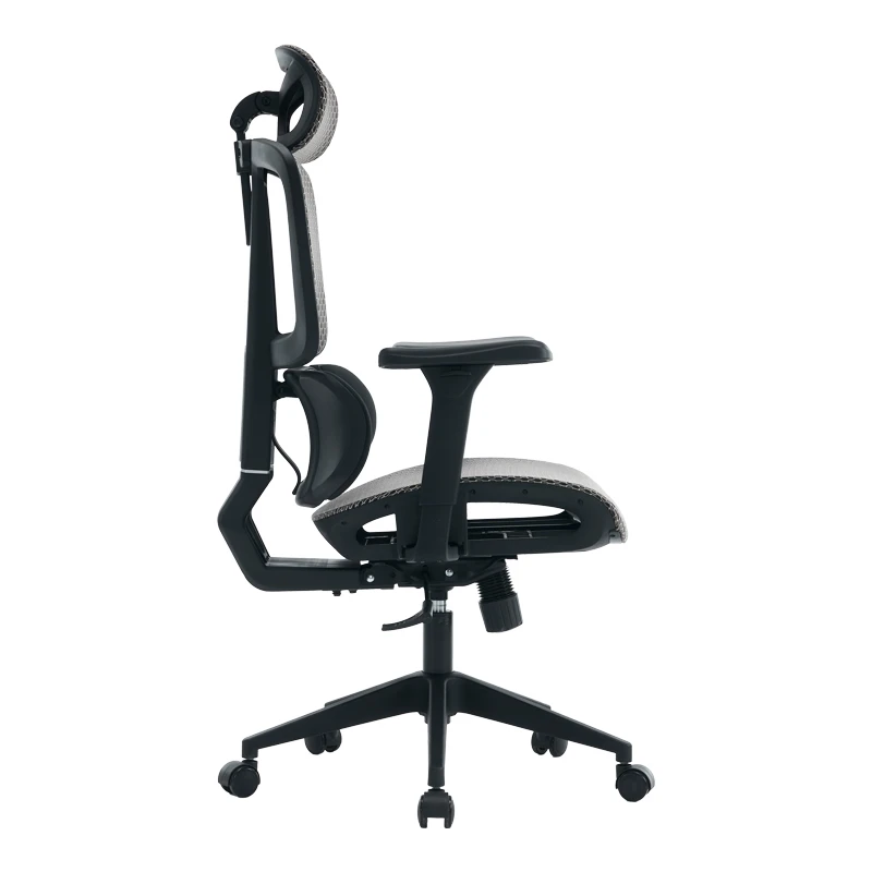 ErgoFlow office chair pakoworld black-gray 73x64x112-135cm