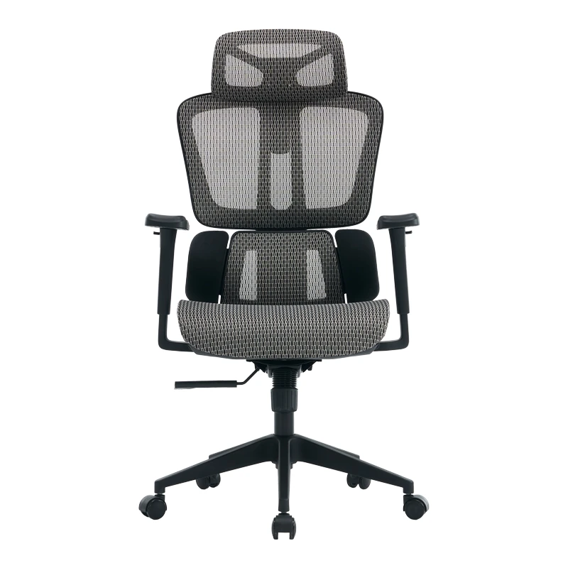 ErgoFlow office chair pakoworld black-gray 73x64x112-135cm