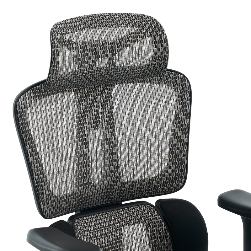 ErgoFlow office chair pakoworld black-gray 73x64x112-135cm