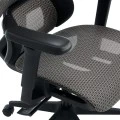 ErgoFlow office chair pakoworld black-gray 73x64x112-135cm