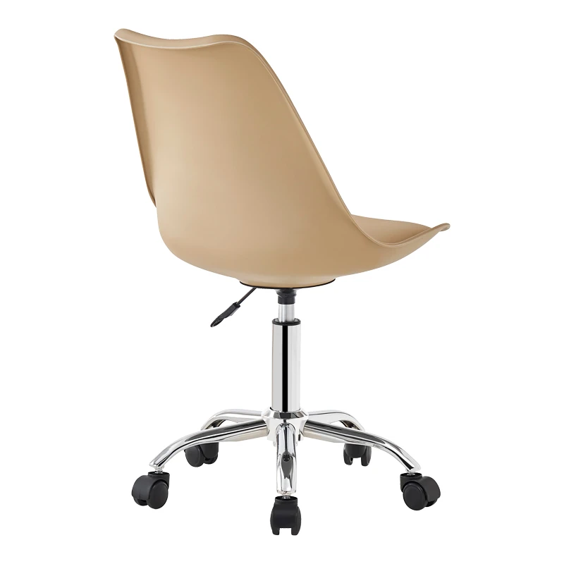 Office chair Gaston II pakoworld pp-pu cappuccino 48x57x77-90cm