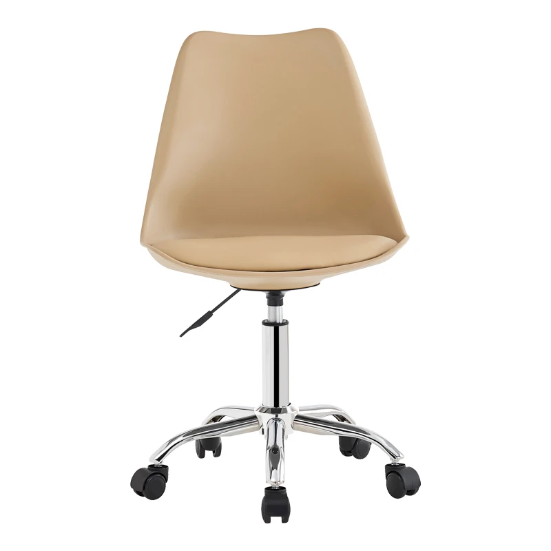 Office chair Gaston II pakoworld pp-pu cappuccino 48x57x77-90cm