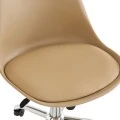 Office chair Gaston II pakoworld pp-pu cappuccino 48x57x77-90cm