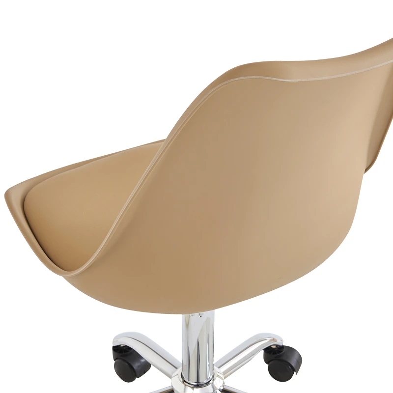 Office chair Gaston II pakoworld pp-pu cappuccino 48x57x77-90cm