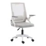 Penza office chair pakoworld white - mesh grey 48x58x92-102cm