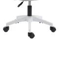 Penza office chair pakoworld white - mesh grey 48x58x92-102cm