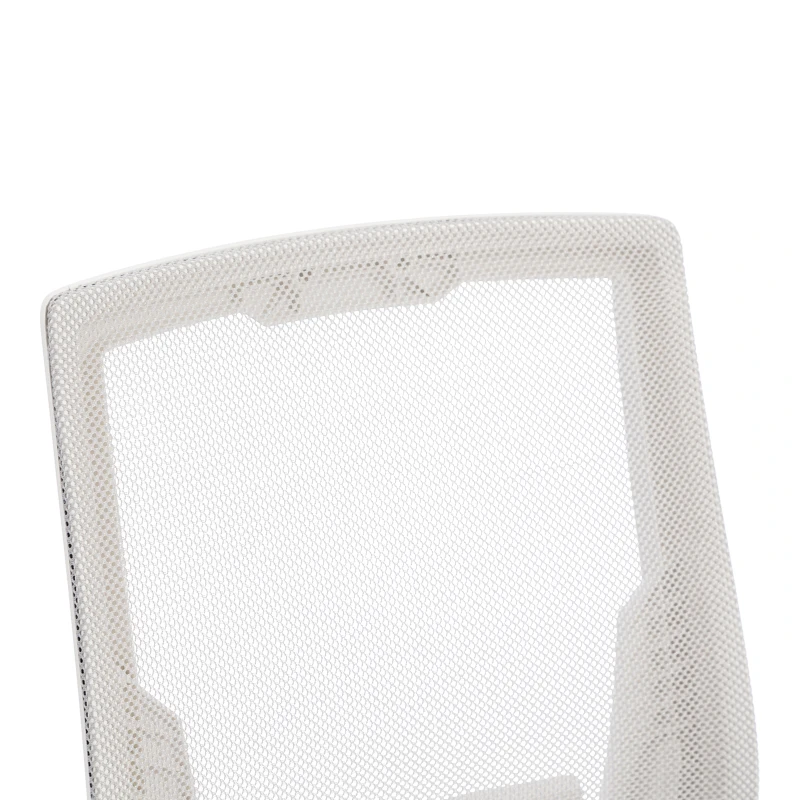 Penza office chair pakoworld white - mesh grey 48x58x92-102cm