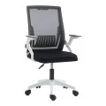 Penza office chair pakoworld white - mesh black 48x58x92-102cm