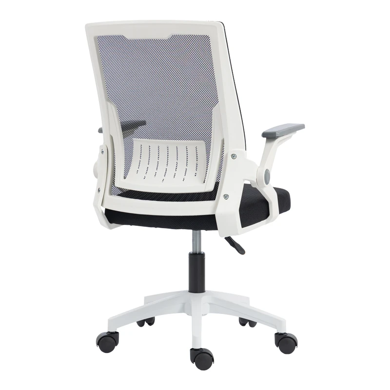 Penza office chair pakoworld white - mesh black 48x58x92-102cm