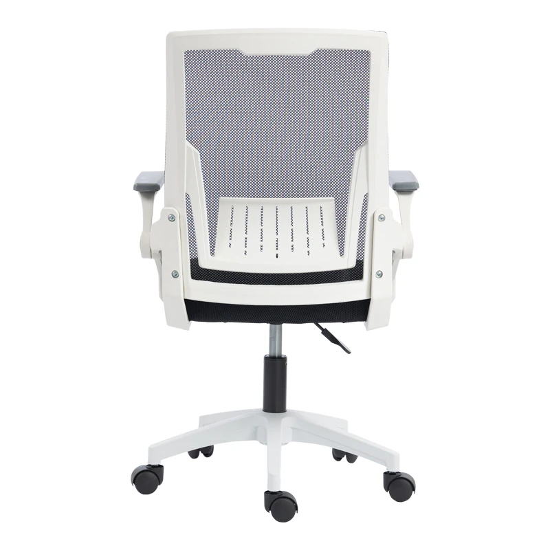 Penza office chair pakoworld white - mesh black 48x58x92-102cm