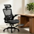 Work chair manager Zenyk pakoworld mesh black 63x70x126cm