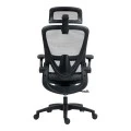 Work chair manager Zenyk pakoworld mesh black 63x70x126cm