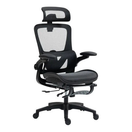 Work chair manager Zenyk pakoworld mesh black 63x70x126cm