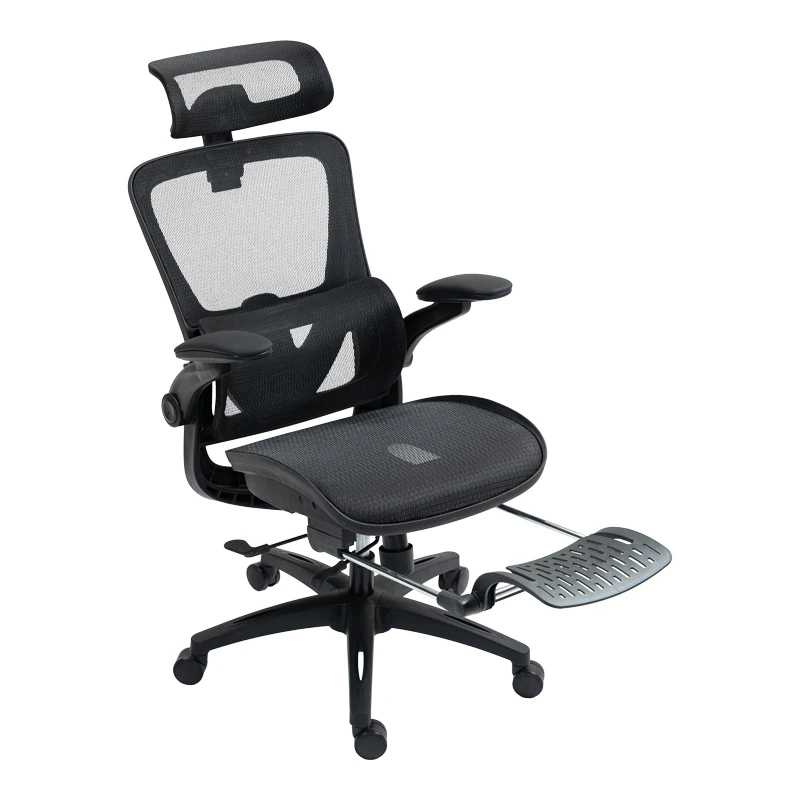 Work chair manager Zenyk pakoworld mesh black 63x70x126cm