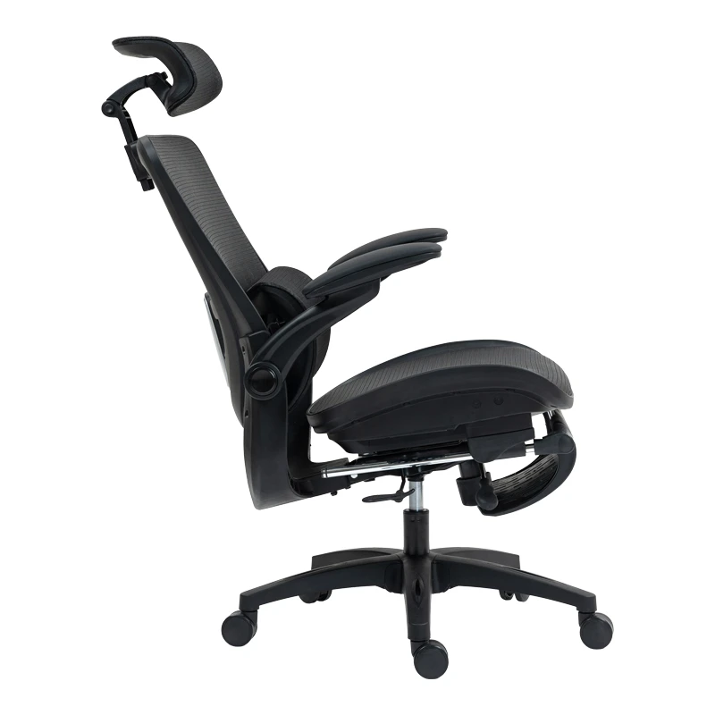 Work chair manager Zenyk pakoworld mesh black 63x70x126cm