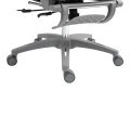 Work chair manager Zenyk pakoworld mesh in black and white color 63x70x126cm
