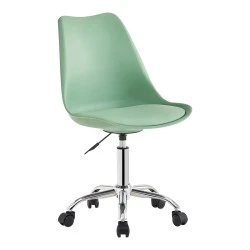 Office chair Gaston II pakoworld pp-pu mint 48x57x77-90cm