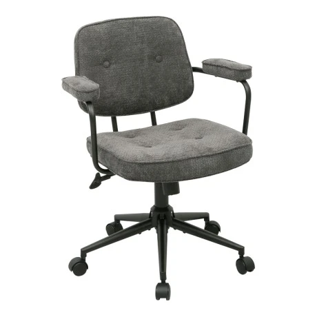 Office chair Leberta pakoworld anthracite fabric 64x63.5x86-96cm