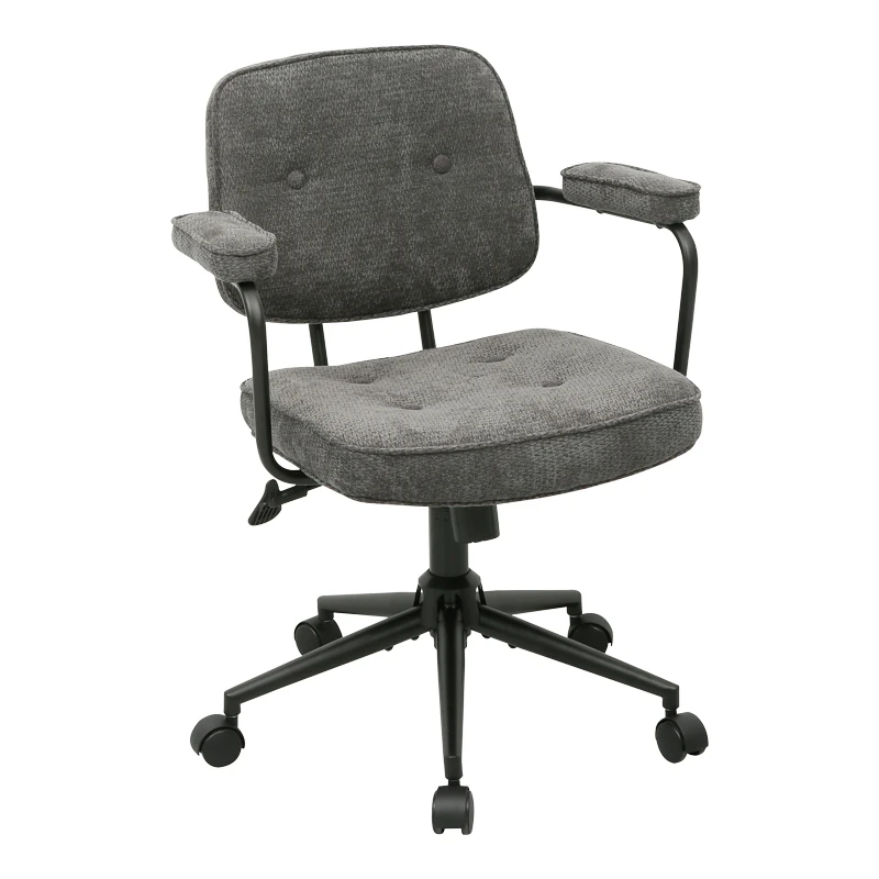 Office chair Leberta pakoworld anthracite fabric 64x63.5x86-96cm