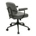 Office chair Leberta pakoworld anthracite fabric 64x63.5x86-96cm