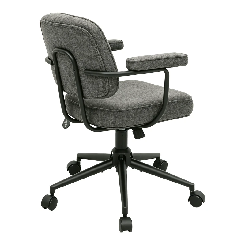 Office chair Leberta pakoworld anthracite fabric 64x63.5x86-96cm