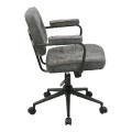 Office chair Leberta pakoworld anthracite fabric 64x63.5x86-96cm