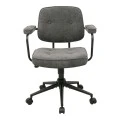 Office chair Leberta pakoworld anthracite fabric 64x63.5x86-96cm