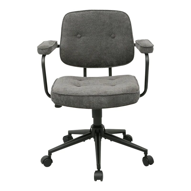 Office chair Leberta pakoworld anthracite fabric 64x63.5x86-96cm