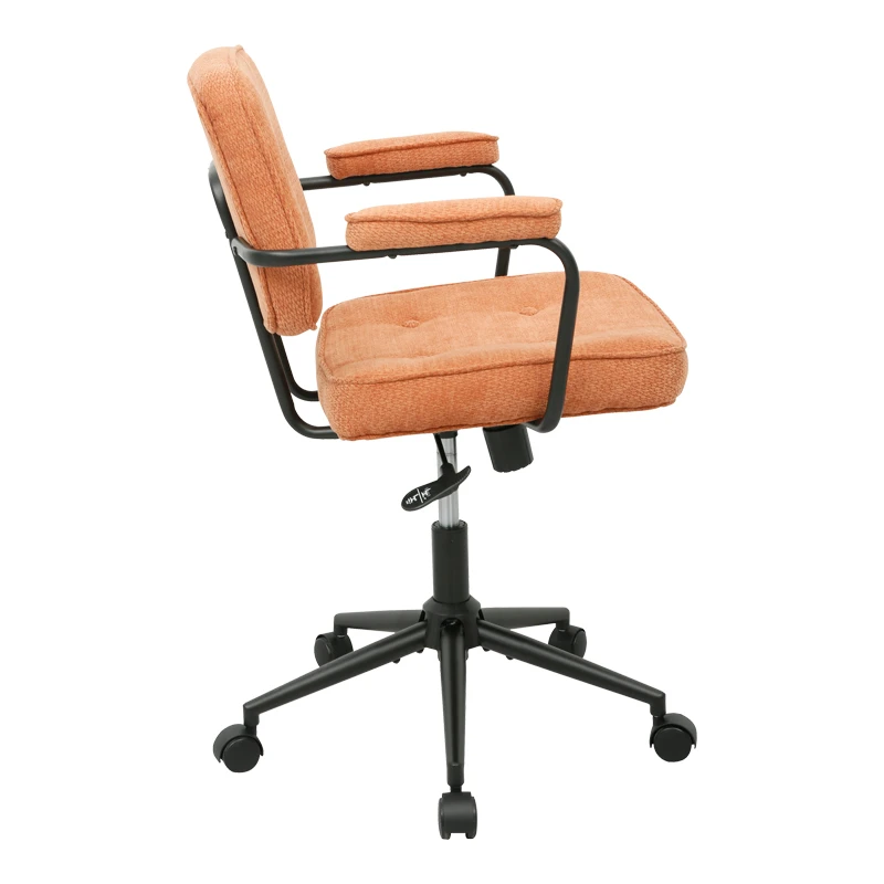 Office chair Leberta pakoworld terracotta fabric 64x63.5x86-96cm