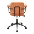 Office chair Leberta pakoworld terracotta fabric 64x63.5x86-96cm