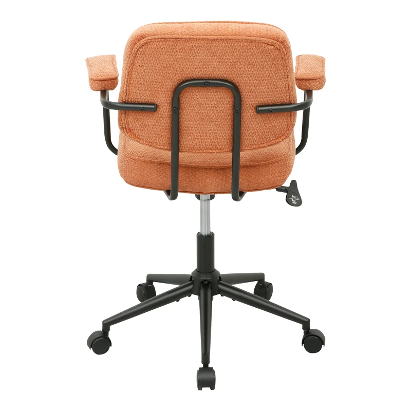 Office chair Leberta pakoworld terracotta fabric 64x63.5x86-96cm