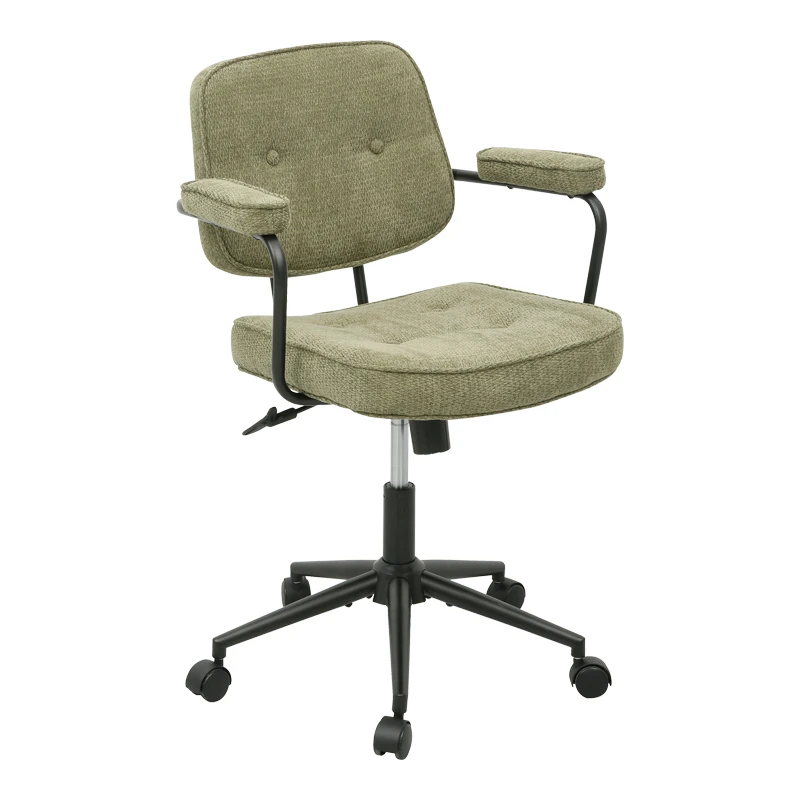 Office chair Leberta pakoworld khaki fabric 64x63.5x86-96cm