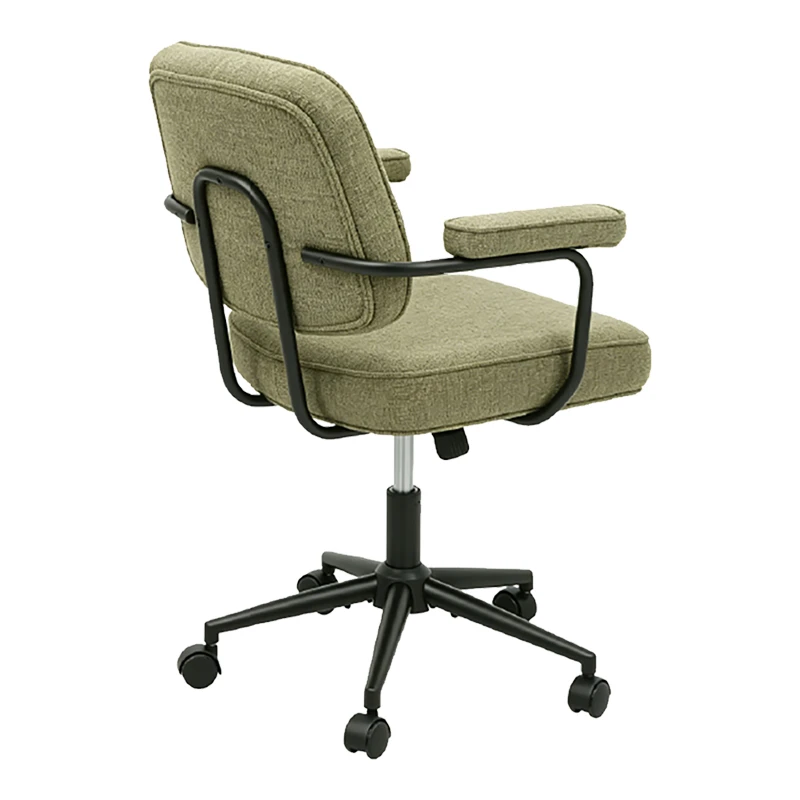 Office chair Leberta pakoworld khaki fabric 64x63.5x86-96cm