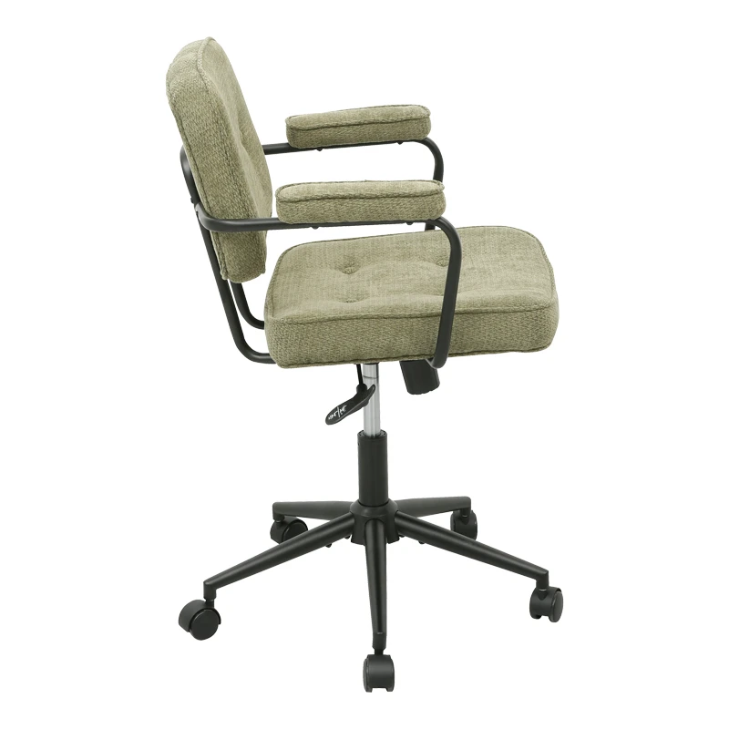 Office chair Leberta pakoworld khaki fabric 64x63.5x86-96cm