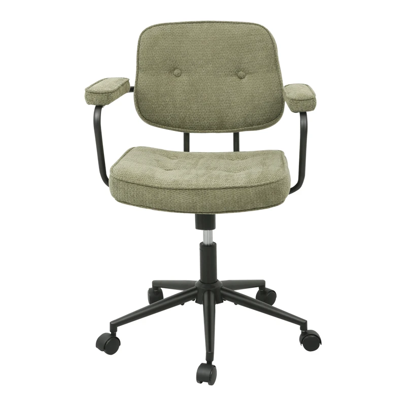 Office chair Leberta pakoworld khaki fabric 64x63.5x86-96cm