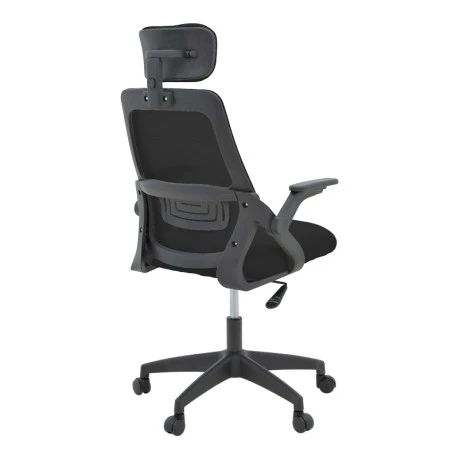 Office chair Peja pakoworld fabric mesh black 58x60x107-117cm