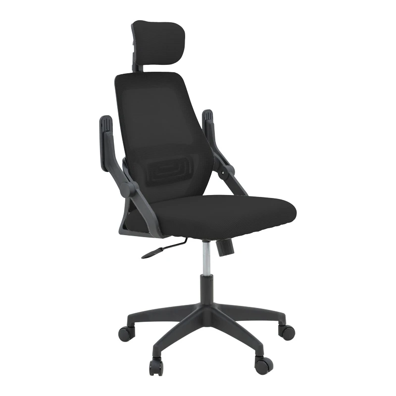 Καρέκλα γραφείου Peja pakoworld mesh ύφασμα μαύρο 58x60x107-117εκ