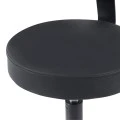 Mafeshi pakoworld pu office-work chair on wheels in black shade 45x44x70-82cm