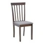 Καρέκλα Houston pakoworld rubberwood σε καρυδί απόχρωση 40x49x94εκ