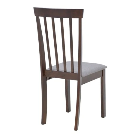 Houston chair pakoworld rubberwood in walnut shade 40x49x94cm