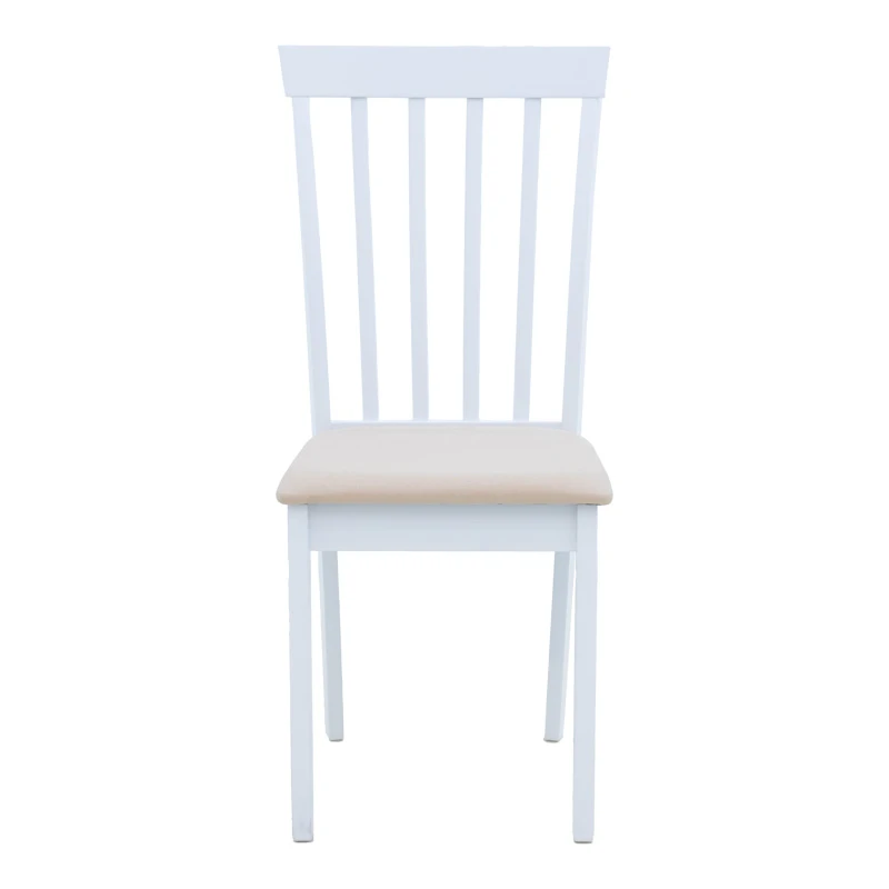 Houston chair pakoworld in white shade 40x49x94cm
