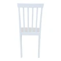 Houston chair pakoworld in white shade 40x49x94cm