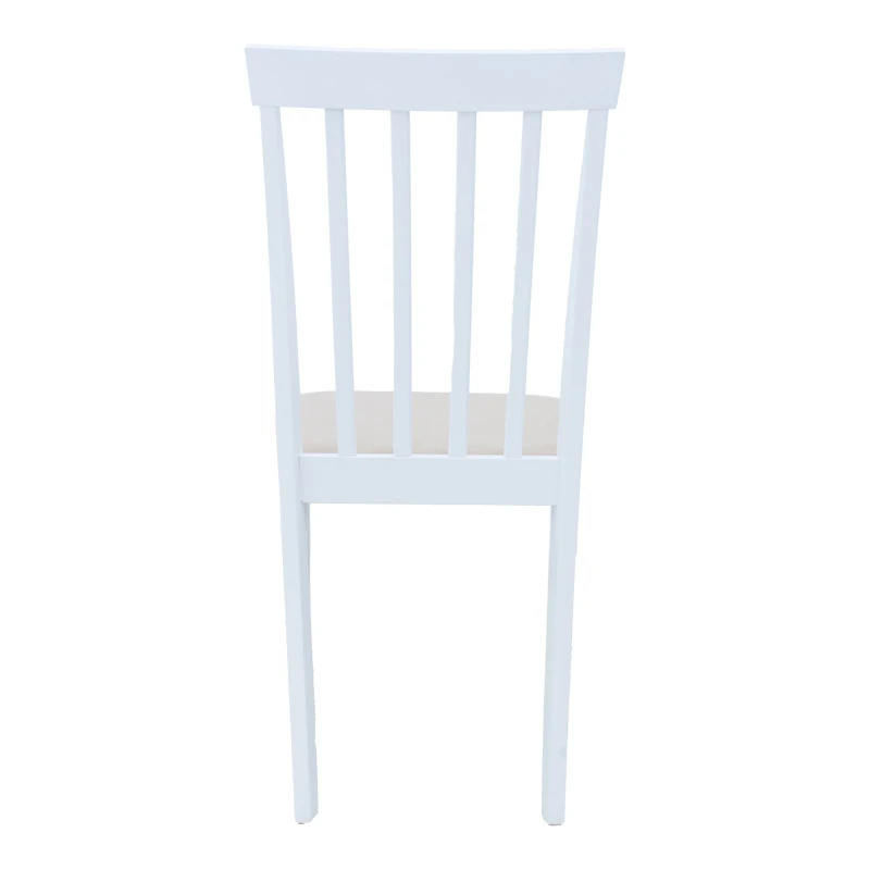Houston chair pakoworld in white shade 40x49x94cm
