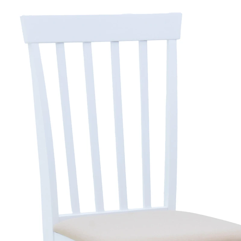 Houston chair pakoworld in white shade 40x49x94cm