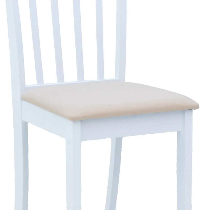 Houston chair pakoworld in white shade 40x49x94cm